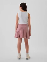 Kids Corduroy Pleated Skirt