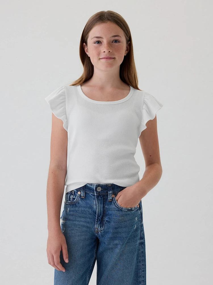 Kids Rib Flutter T-Shirt