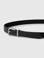 Vegan Leather Thin Western Belt
