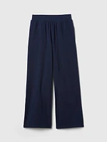 Kids Wide-Leg Pull-On Pants