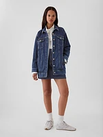 Studded Oversized Icon Denim Jacket