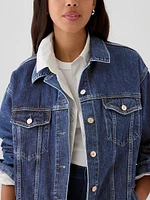 Studded Oversized Icon Denim Jacket