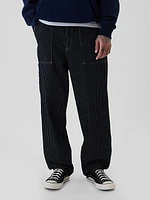 Railroad Utility Baggy Jeans