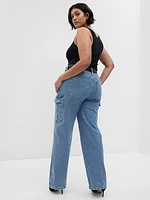 Mid Rise ’90s Loose Cargo Jeans