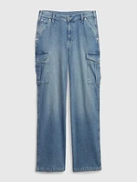 Mid Rise ’90s Loose Cargo Jeans