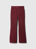 Kids High Rise Corduroy '70s Flare Pants