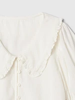 Kids Ruffle Collar Shirt