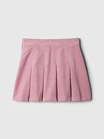 Kids Corduroy Pleated Skirt