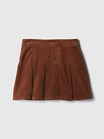 Kids Corduroy Pleated Skirt