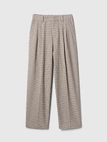 365 High Rise Brushed Twill Pleated Taper Trousers
