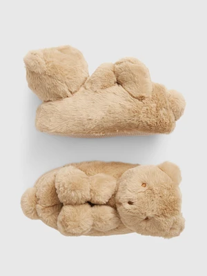 Kids Cozy Bear Slippers