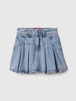 Gap × American Girl Kids Pleated Denim Skirt