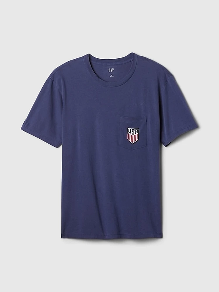 Team USA Graphic Pocket T-Shirt