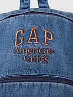 Gap × American Girl Logo Denim Backpack