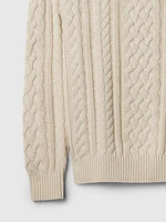 Relaxed Cable-Knit Sweater