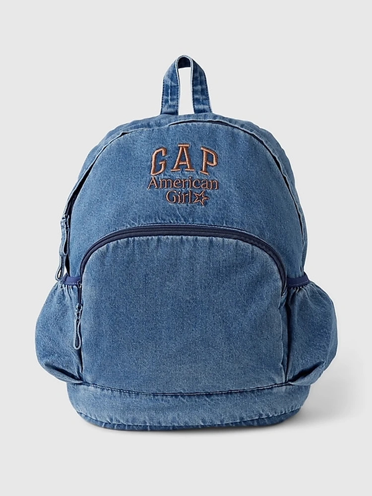 Gap × American Girl Logo Denim Backpack