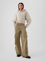 Mid Rise Relaxed Cargo Pants