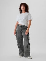 Mid Rise ’90s Loose Cargo Jeans