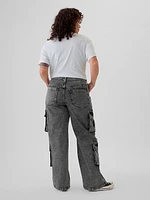 Mid Rise ’90s Loose Cargo Jeans