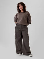 Low Rise Cargo Baggy Khakis