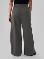 High Rise Cargo Baggy Trousers