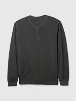 Waffle Henley T-Shirt