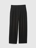 365 High Rise Brushed Twill Pleated Taper Trousers