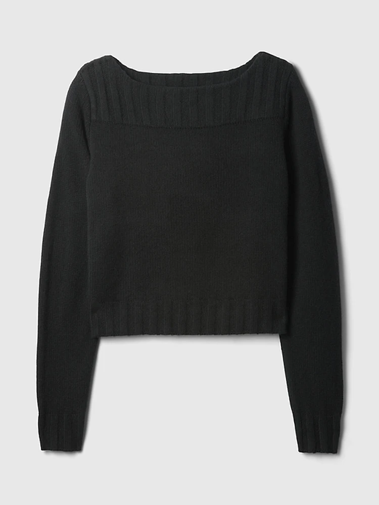CashSoft Boatneck Sweater