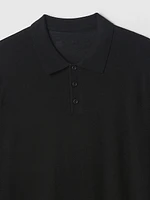 Merino Polo Sweater