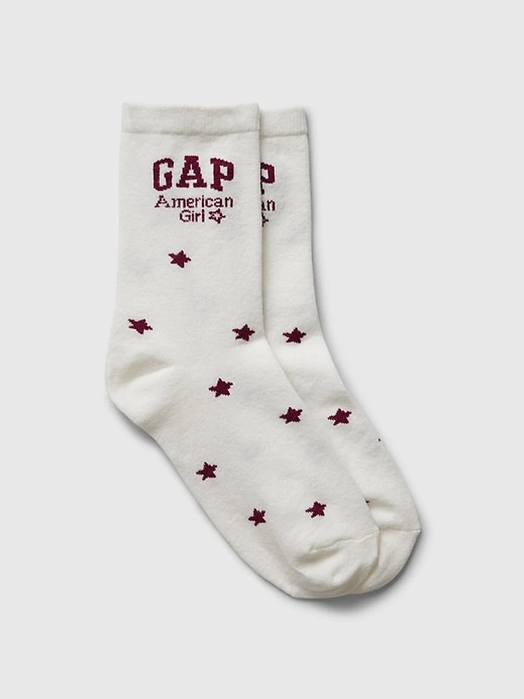 Gap × American Girl Logo Crew Socks