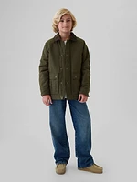 Kids Waxed Canvas Field Jacket