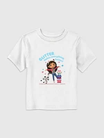 Toddler Gabbys Dollhouse Glitter Is Better Graphic Tee