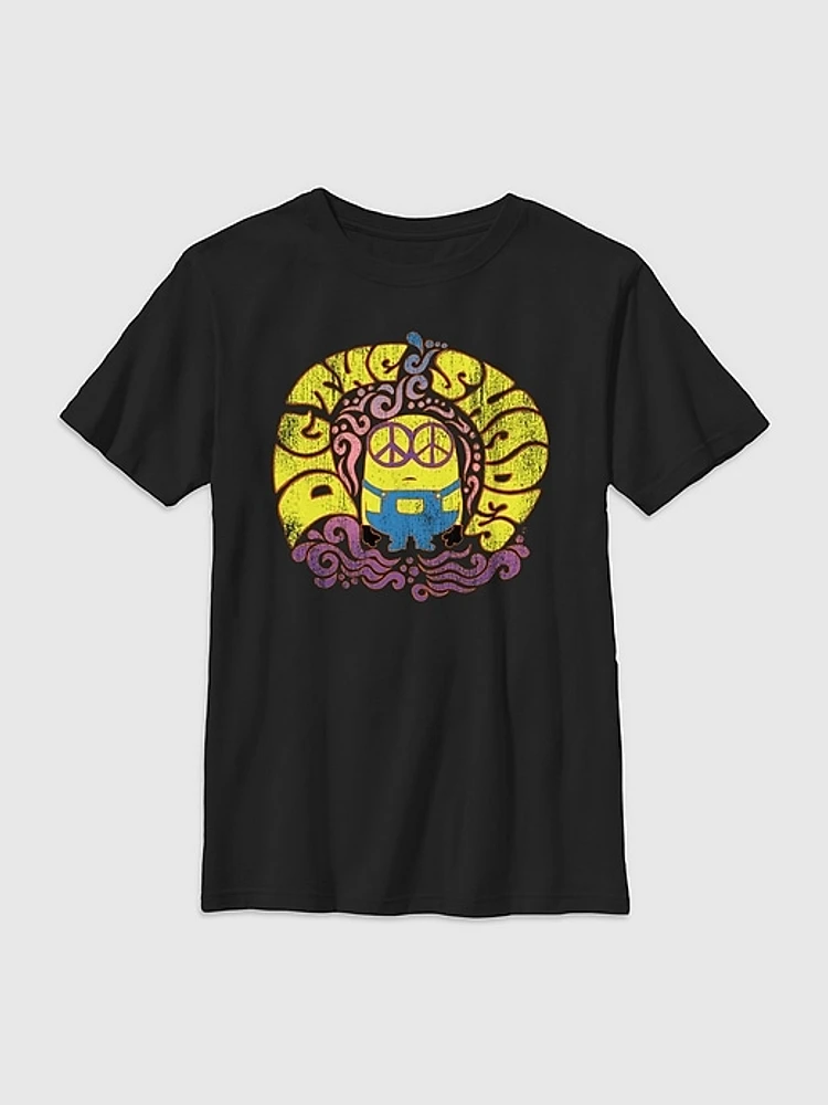 Kids Minions Hippie Graphic Tee