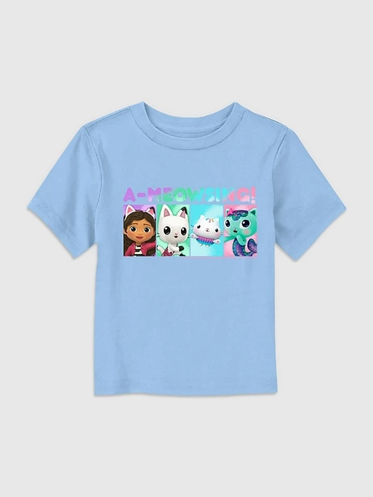 Toddler Gabbys Dollhouse A Meowsing Graphic Tee