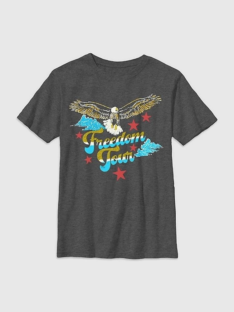 Kids Freedom Tour Eagle Graphic Tee