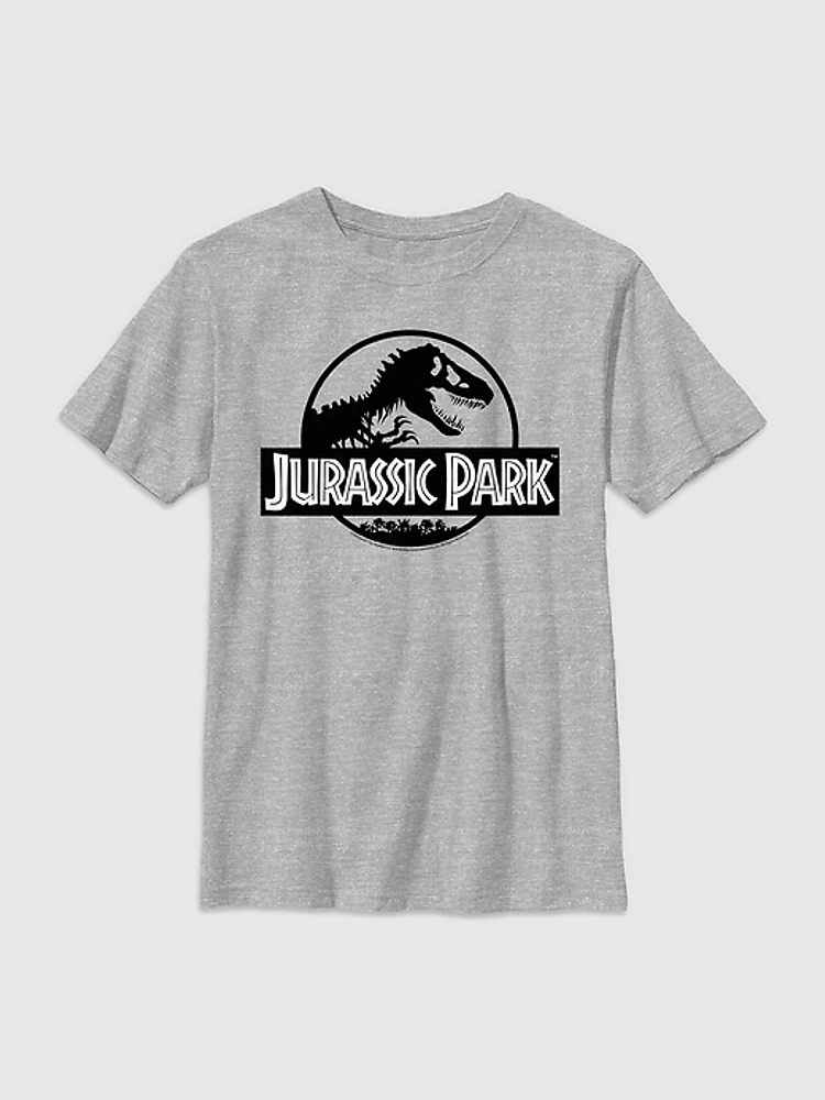 Kids Jurassic Park Logo Graphic Tee