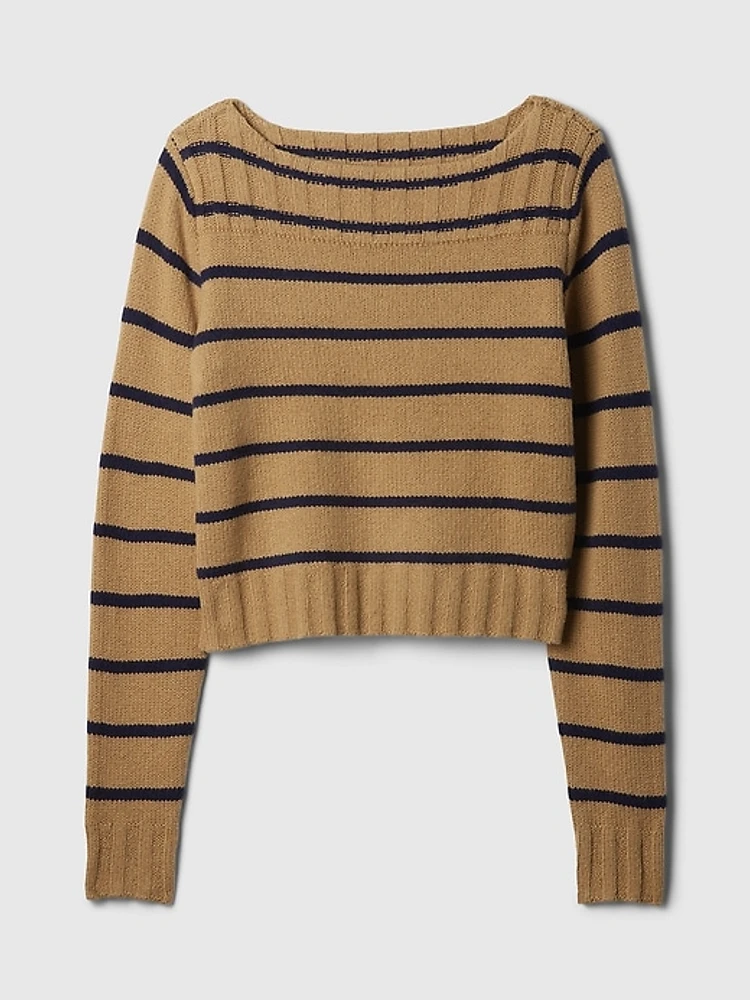 CashSoft Boatneck Sweater