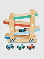 Wooden Ramp Race Car Toddler Toy