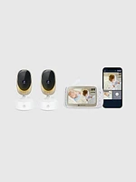 Motorola VM85 2 Connect WiFi Video Baby Monitor Two Camera Set with Light