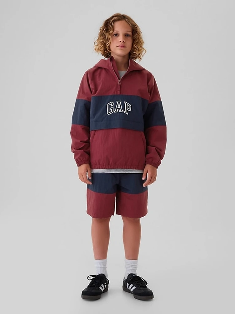 Kids Recycled Logo Anorak Jacket