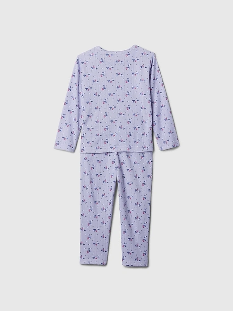 babyGap Recycled Pointelle PJ Set