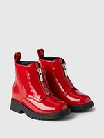 babyGap Vegan Patent Leather Ankle Boots