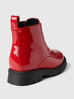 babyGap Vegan Patent Leather Ankle Boots