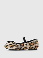 babyGap Sherpa Leopard Ballet Flats