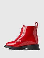 babyGap Vegan Patent Leather Ankle Boots