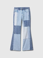 Kids High Rise '70s Flare Jeans