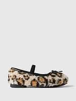 babyGap Sherpa Leopard Ballet Flats