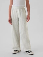 Kids Wide-Leg Pull-On Pants