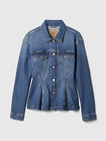 Cinched Denim Jacket