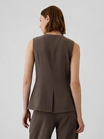 Longline Twill Vest